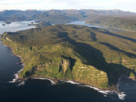 Aerial view of Coal Island