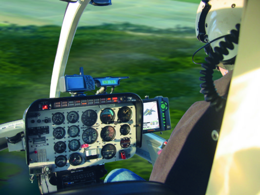 TracMap onboard a helicopter. In recent years aerial 10080 operations have become increasingly precise.