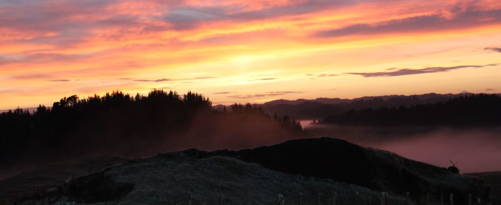A colurful dawn shot of Pouiatoa