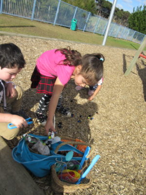 The Kaitiakitanga programme involves everything from picking up rubbish with tongs to recycling and dismantling appliances, as well as planting and predator control.