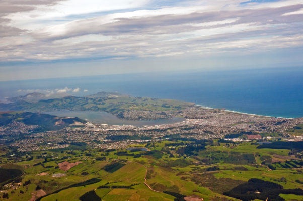 Dunedin and the Otago Peninsula. Photo: Phillip Capper (Wikimedia Commons).