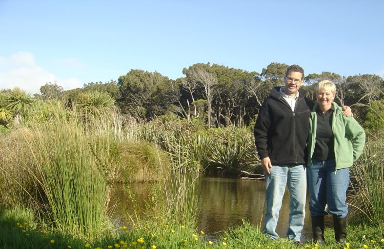 Brian and Chris Rance at their property in Otatara.