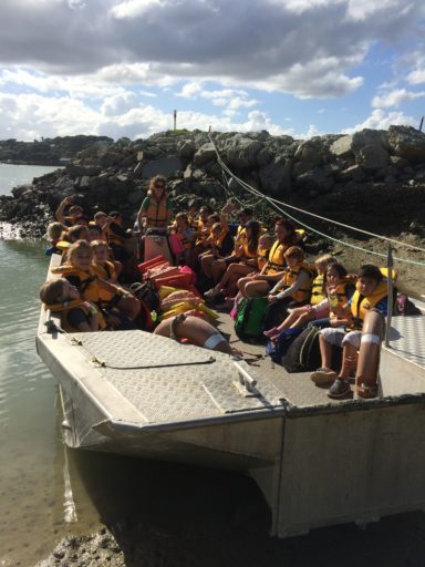 The island's wildlife and historic sites make it a popular destination for school trips.