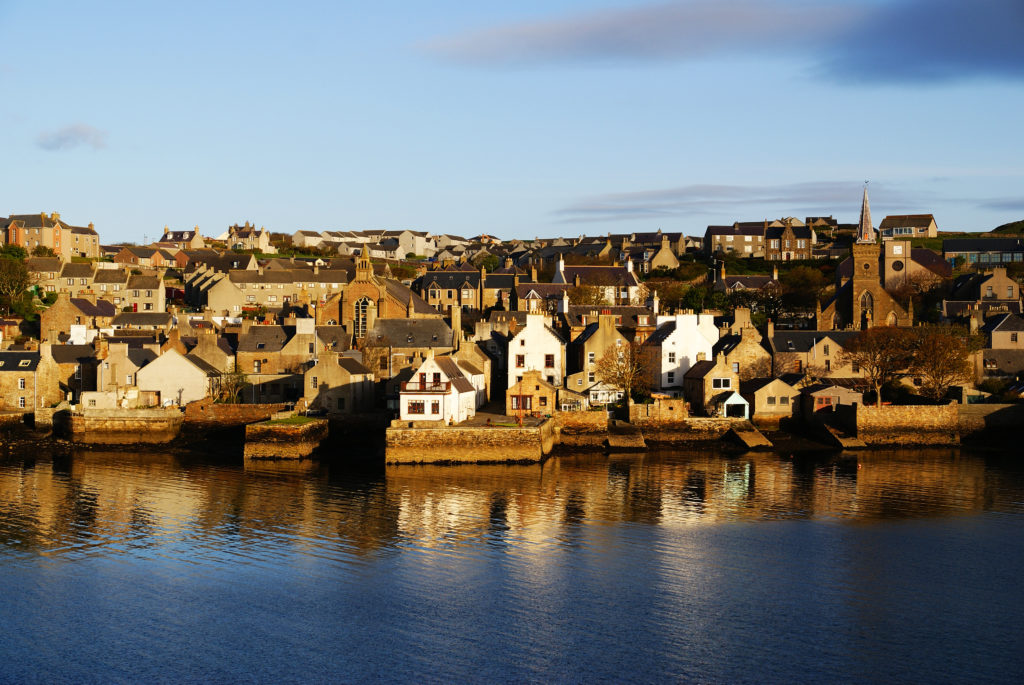 Stromness across the water