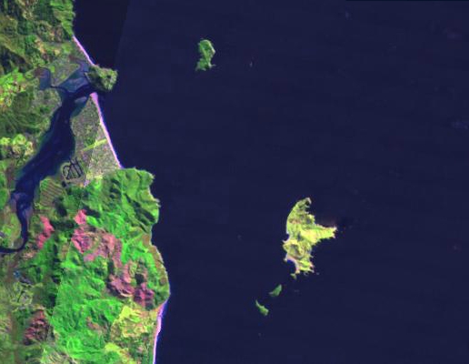 Map image of Slipper Island.