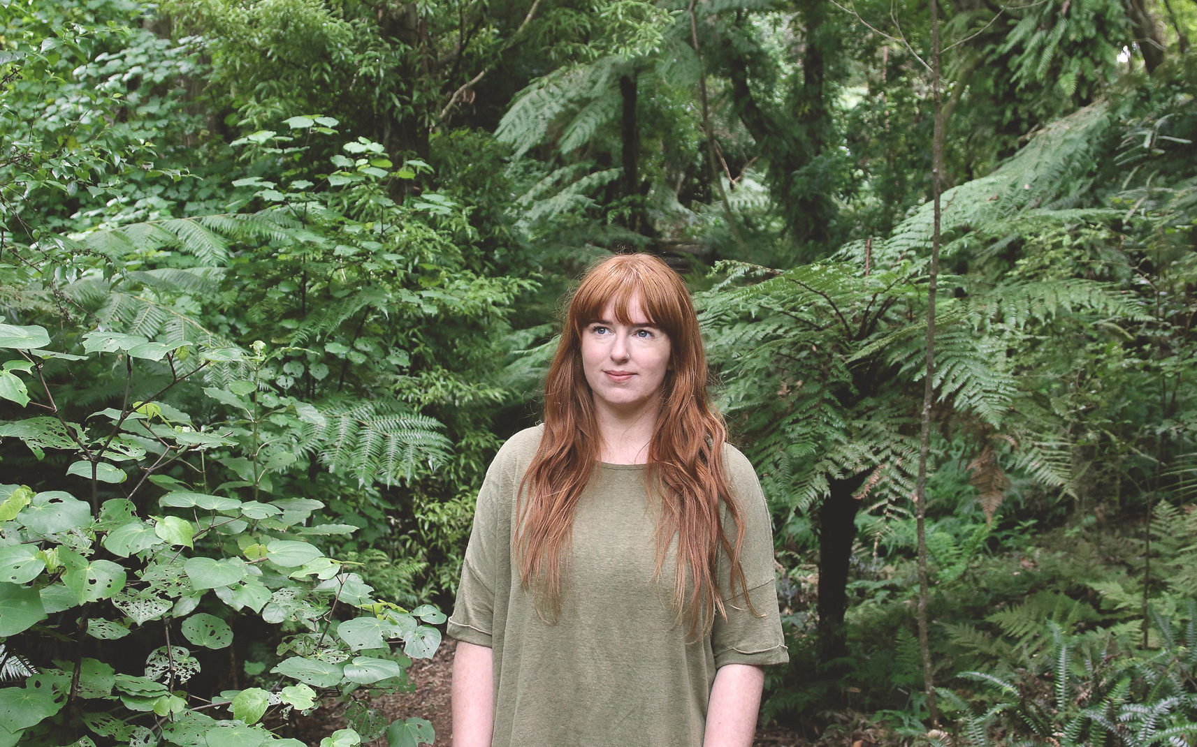 Melissa Boardman in the forest