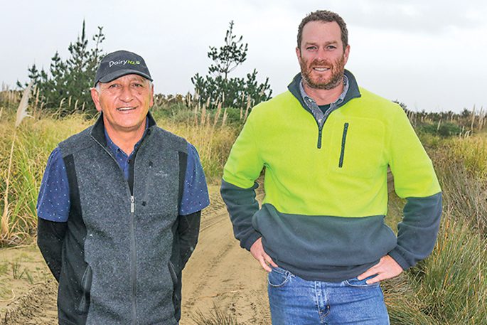 Earl and Nick of Tapora Landcare Group