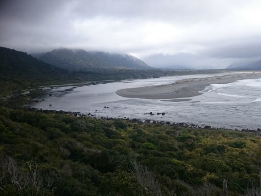A landscape shot of Martins Bay