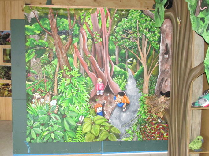 An image of a mural