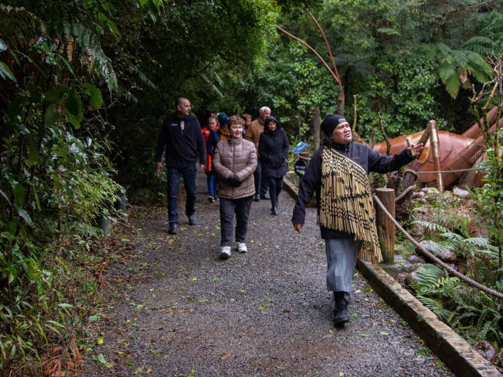 A guided tour at Pūkaha National Wildlife Centre