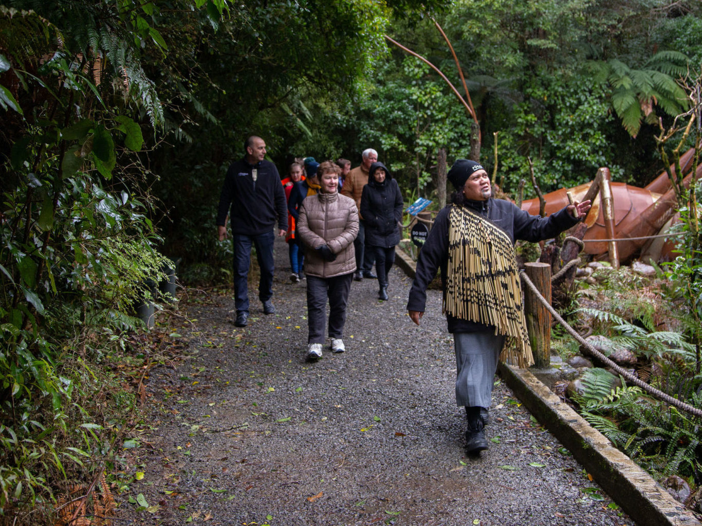 A guided tour at Pukaha National Wildlife Centre