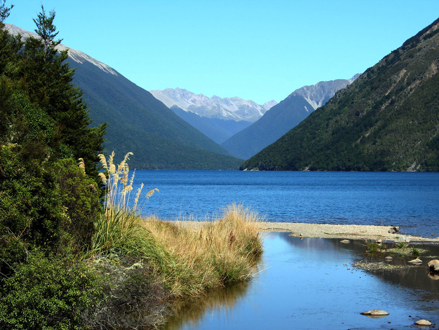 landscape of Lake Rotoiti