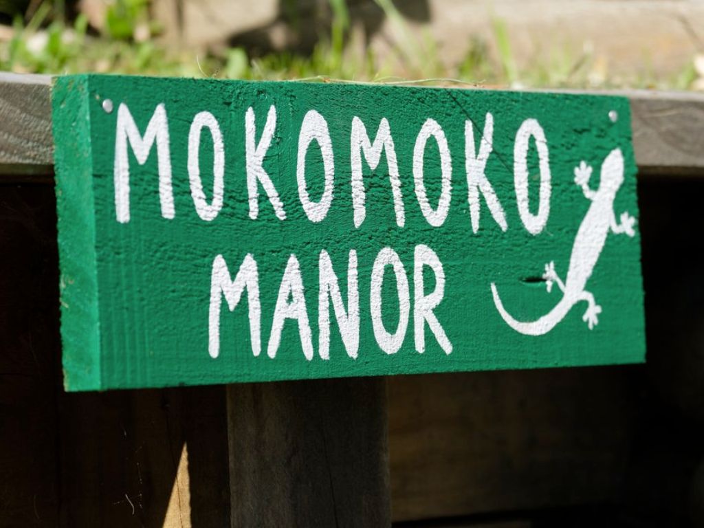 Mokomoko Manor sign