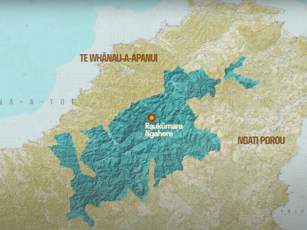 Map of Raukūmara