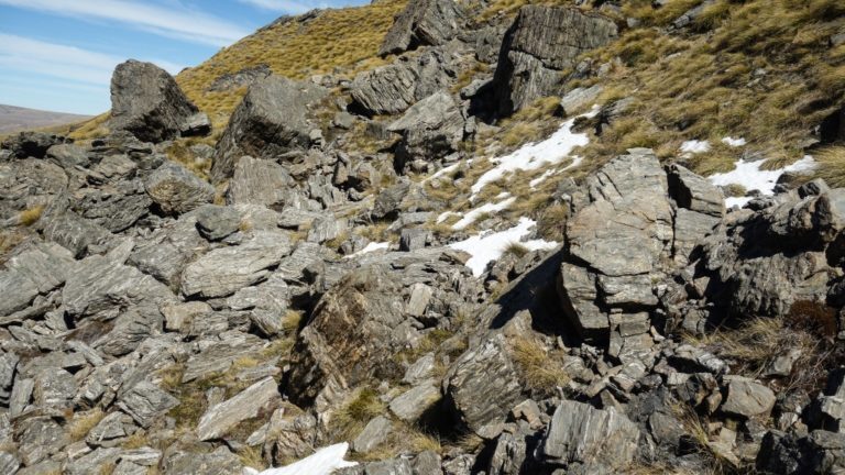 A rocky alpine landscape