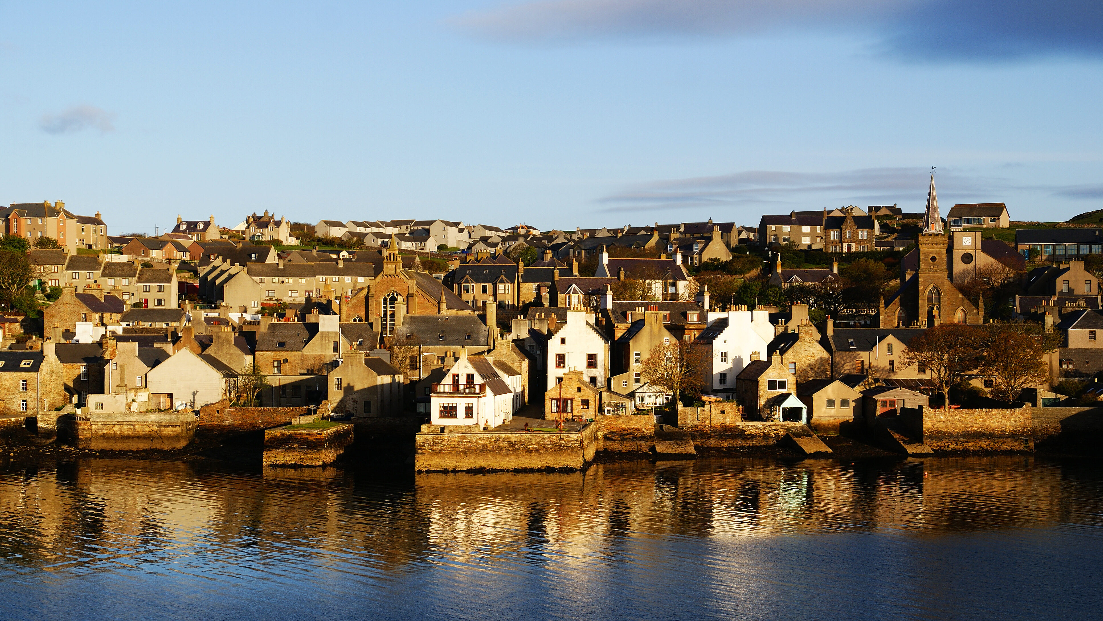 Stromness across the water