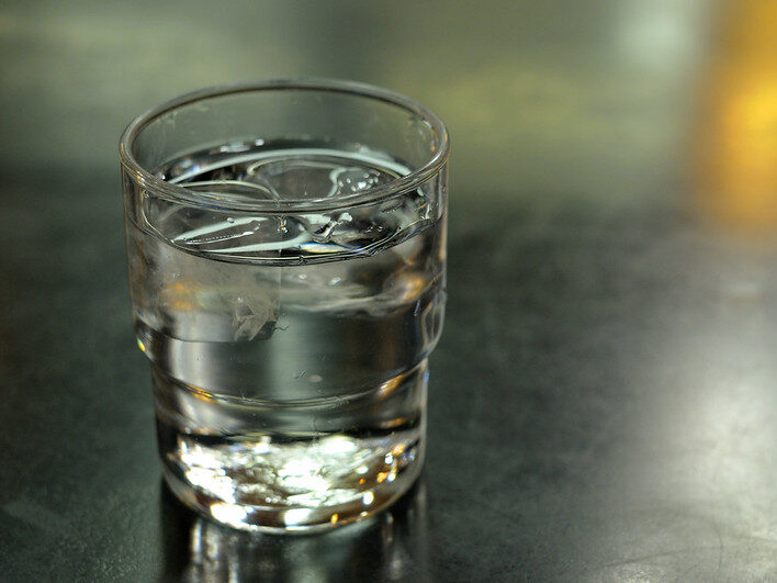 glass of drinking water - With current regulations, a person weighing 70kg would have to drink 70,000 litres of water in one sitting to receive a lethal dose of 1080