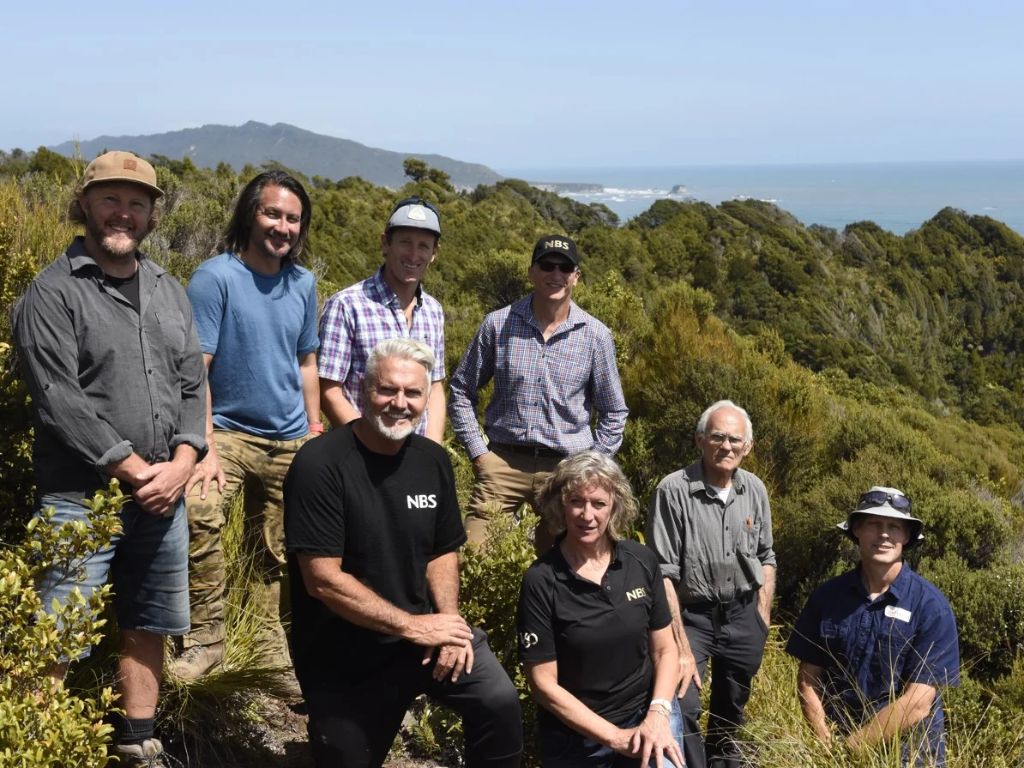 A group of people in the bush