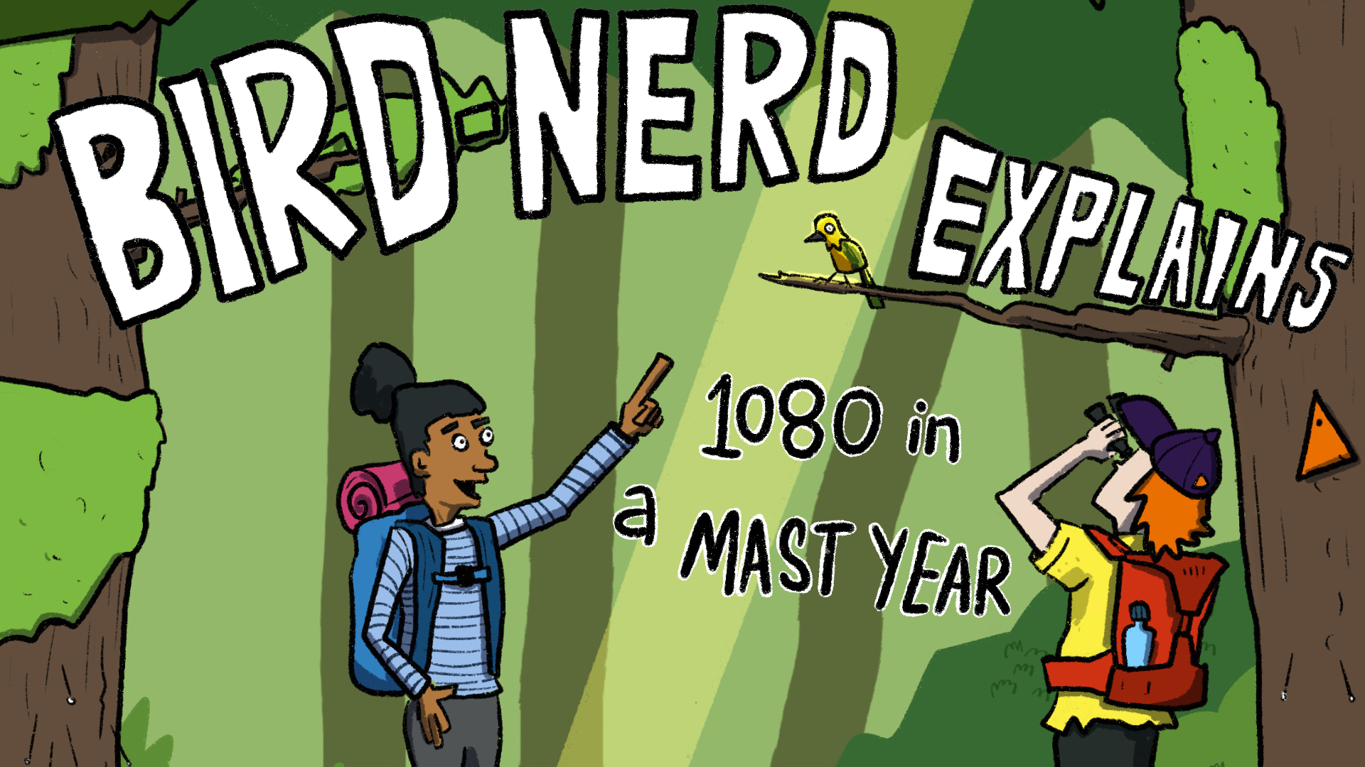 Bird nerd explains 1080 in a mast year.