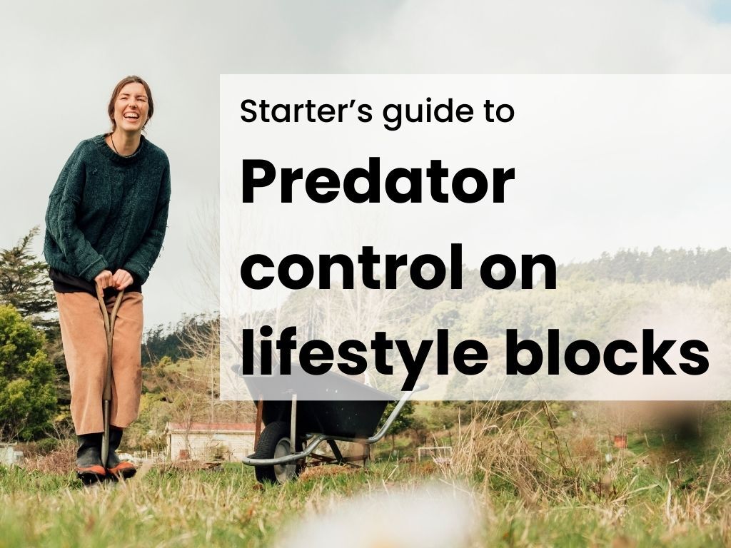 The front cover of the guide to stoat control
