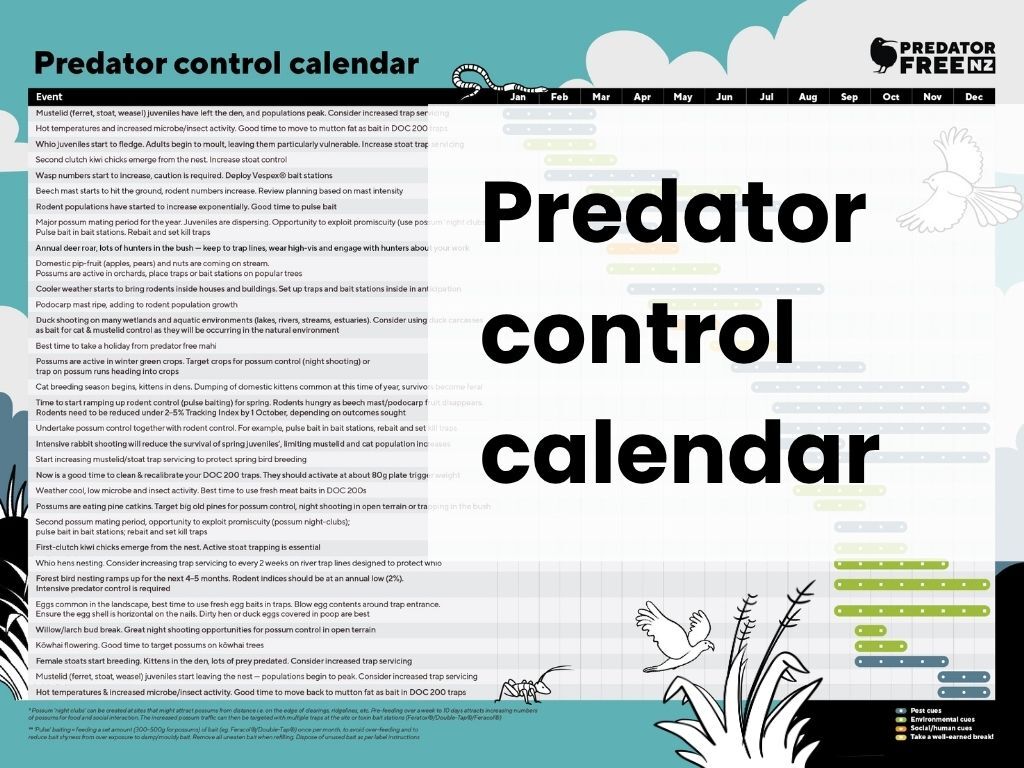 The front cover of the principles for predator control guide